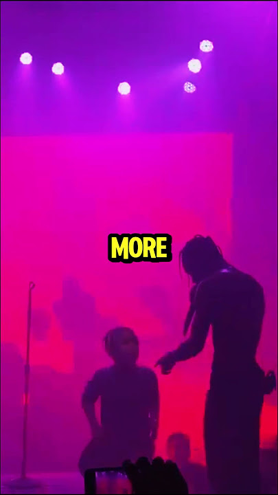 Remember when travis sing with 9yrs old fans🎤😮 #shorts