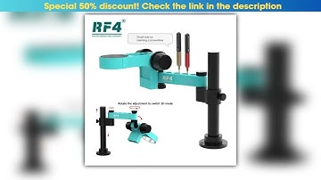 RF4 RFFO19 Stereo Microscope Articulating Arm Rotatable Universal Both Arms Stand Telescopic 360