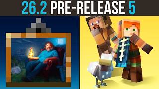 Celebrity Two New Capes & Steve Painting | Minecraft 26.2 Pre-Release 5 Profile