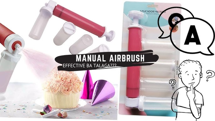 Cake Coloring Duster Manual Airbrush Pump Decorating Tool Baking