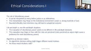 LTT: Johanna Jauernig - People Prefer Moral Discretion to Algorithms