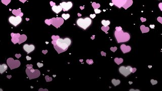 Красивые Розовые Сердечки Фон - Футаж Для Видео Монтажа. | Футажи Для Монтажа Розовое Сердечко