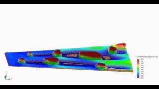 Effect on the sediment concentration by the roughness distribution [Iber model]