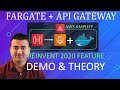 AWS Fargate Tutorial and Demo with API Gateway and Amplify | reInvent 2020 Fargate Amplify Feature