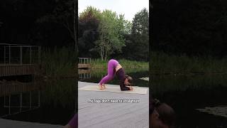 Struggling with Dolphin pose? Try this?