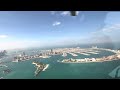 Aerial shots of dubai palmjumeirah by rajesh raina