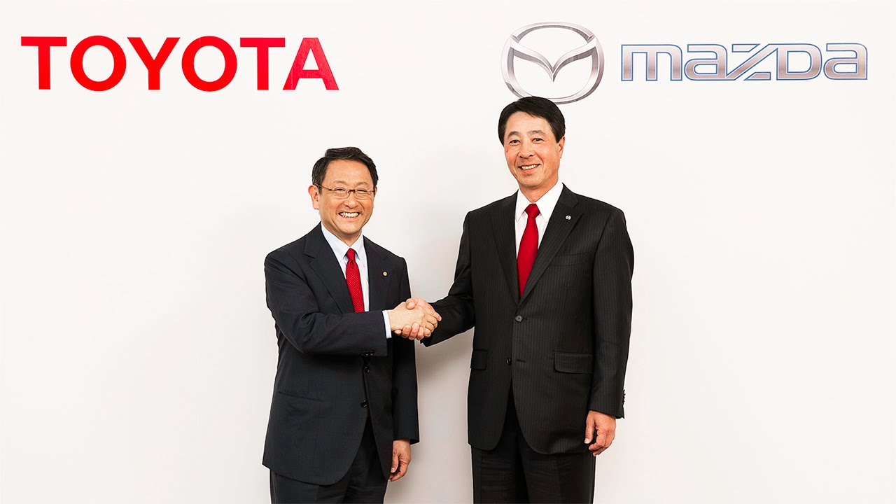 Joint Press Conference Of Toyota Motor Corporation And Mazda Motor Corporation Youtube