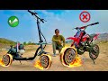 Rc 125cc dirt bike vs rc mini scooter  chatpat toy tv