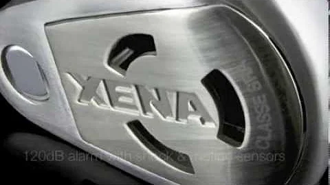 XENA Motorcycle Security TV: XX Series disc-lock alarms