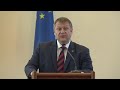 Briefing susținut de Ministrul Economiei și Infrastructurii, Vadim Brînzan, cu tema „Schemele fraudu