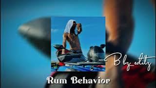 Kraff -Rum Behavior (sped up, fast version) [ muma get mad fi mi nuh)