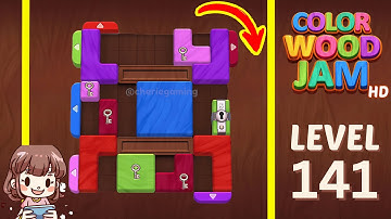 Color Wood Jam Level 141 Solution Walkthrough