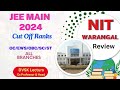 NIT, Warangal Review | JEE Main Cut Off Ranks | #jeemains2026    #jeemains #jee2026