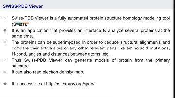 SWISS PDB viewer