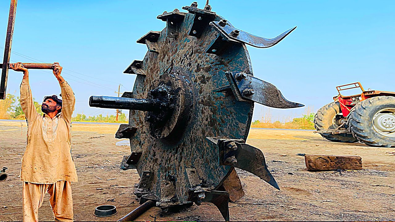 Wonderful Process Of Restoration Big Sugarcane Shaver || How To Restoration Sugarcane Stubble Shaver