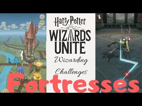 Harry Potter Wizards Unite. First Fortress Challenge. Level up.