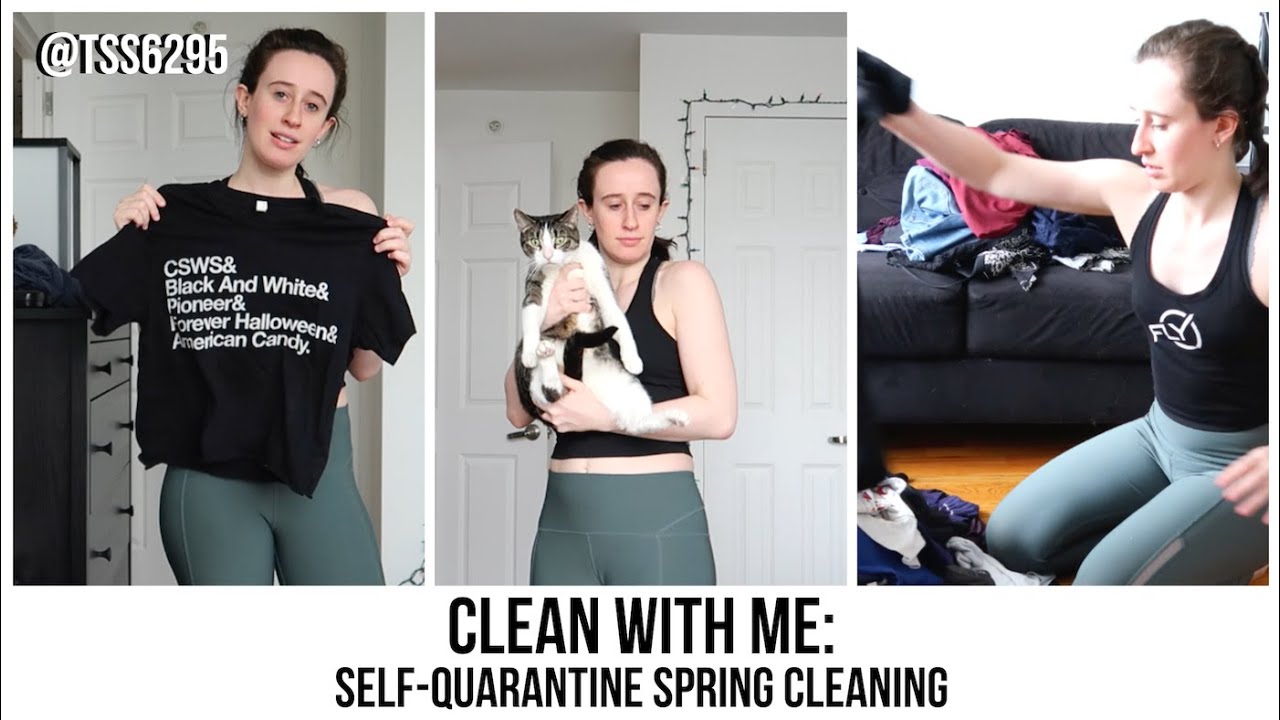 Clean With Me Self Quarantine Spring Cleaning Tss6295 Youtube