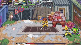 Teenage Mutant Ninja Turtles Shredders Revenge A Donde Se Fue Rocksteady??? Bug,Fallo.