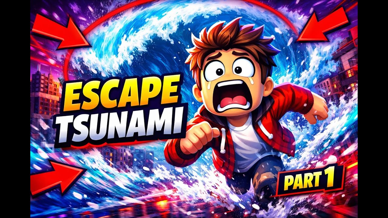I Tried  ESCAPE the TSUNAMI for BRAINROT😭... (Brainrot Part 1)
