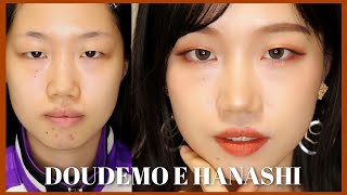 【GRWM】整形級ゴージャスレンガ色メイク+最近よく使うコスメ、どうでもいい話【一重】｜Brick Color Makeup【monolid】