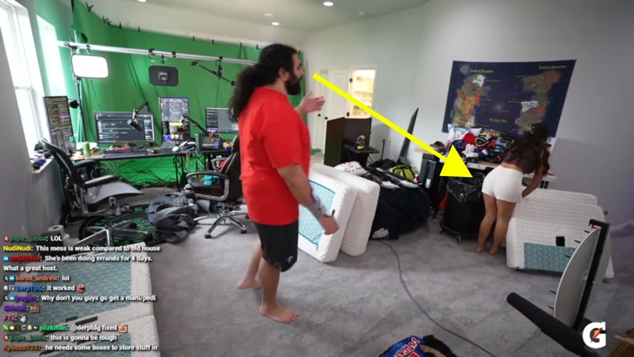 Esfand Caught Looking At Briezy