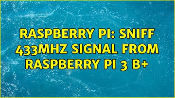 Raspberry Pi: Sniff 433MHz signal from Raspberry Pi 3 B+