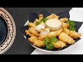 Рыба в кляре с вкусным соусом. Судак Орли.