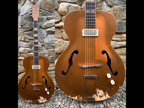 1950s Orpheum / Kay Archtop Guitar - YouTube