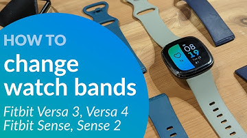 Change watch bands: Fitbit Versa 3/4, Sense, Sense 2