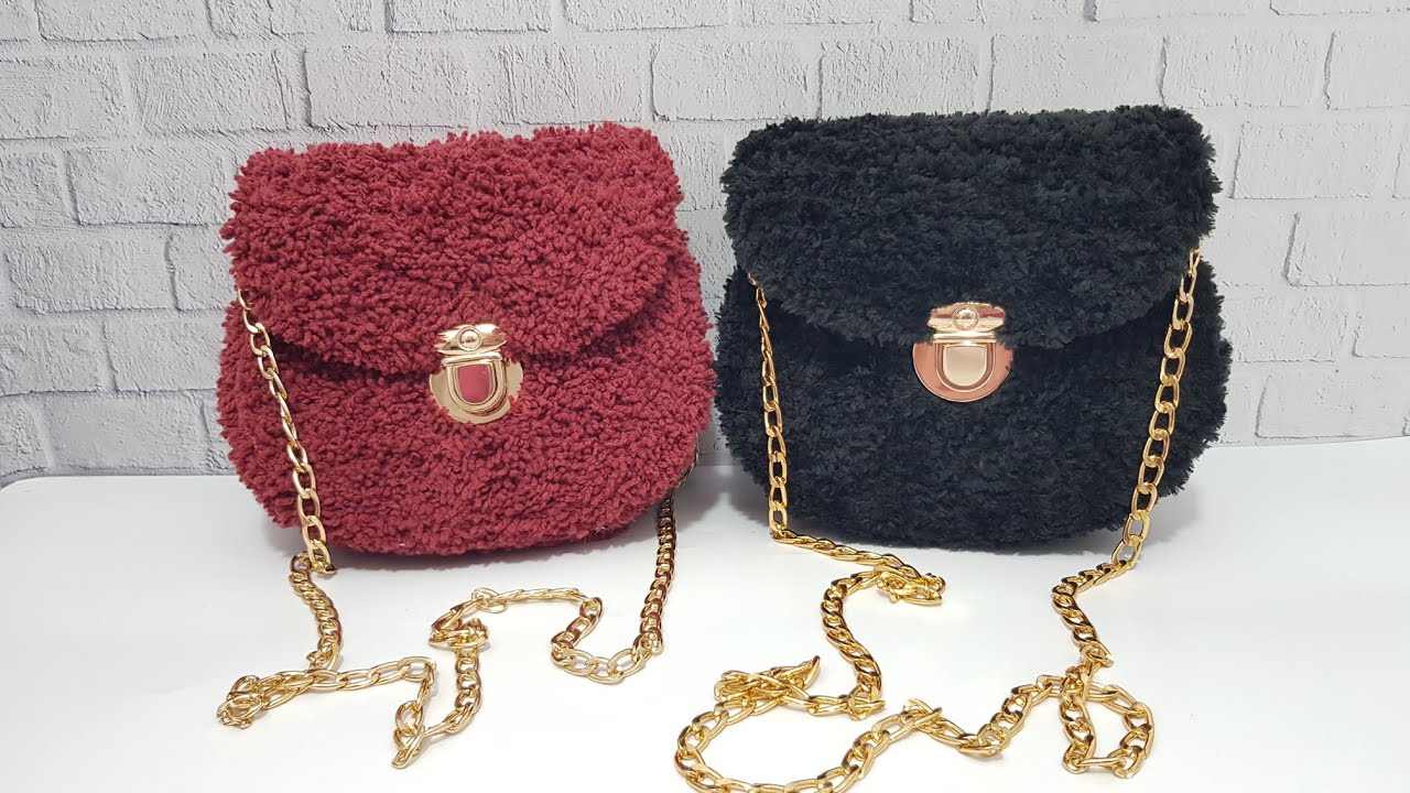 💕1 SAATTE KÜRK ÇANTA ÖRELİM 💕