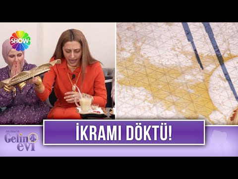 Melek gelin, Yonca gelinin ikramını bilerek mi döktü? | Gelin Evi 1006. Bölüm