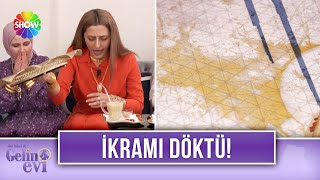 Melek gelin, Yonca gelinin ikramını bilerek mi döktü? | Gelin Evi 1006.  Resimi