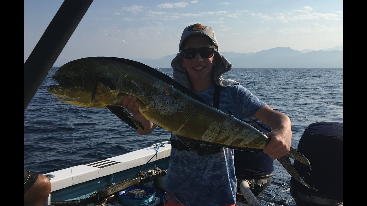 Fishing in Puerto Vallarta, Mexico | Spanish Mackerel Catch N Cook