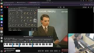 Testing AMSynth with Gary Numan Metal (Linux)