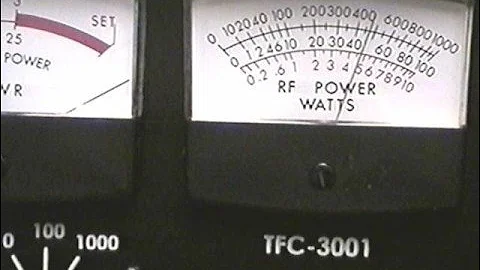 Dosy TFC-3001 CB Swr/Mod/Wattmeter Demonstrated
