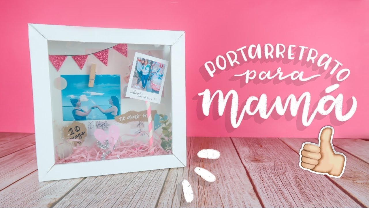REGALO FÁCIL Y CREATIVO para MAMÁ Día de las Madres! ✄ Barbs Arenas Art!