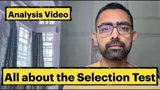 All about the Selection Test
