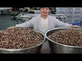 湖南小伙卖嗦螺，一锅定量500斤，泡三天洗三次，旺季日产2万斤