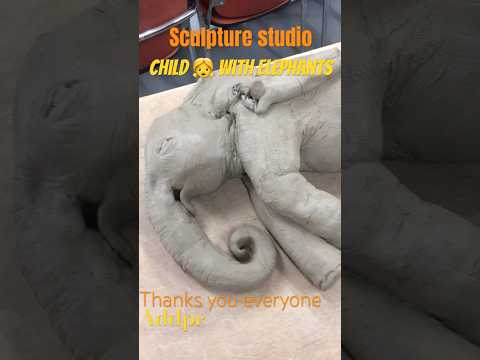 Child With Elephants Art Trending Animals Shortsviral Shorts Short Shortvideo Artist