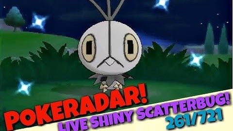 [LIVE] EPIC SHINY SCATTERBUG 40 POKERADAR CHAIN! | SHINY POKEMON HIGHLIGHT | POKEMON XY