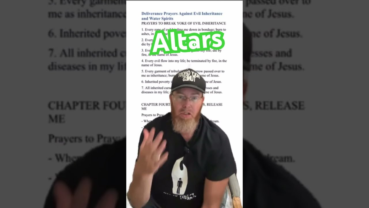 Build Altars Of Prayer With Your Mouth Confession Decrees Tear Down Evil Idols