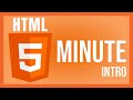 Everything you NEED to know about HTML in 5 minutes