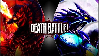 16 episode thumbnails for DEATH BATTLE! (made in Google Drawings)