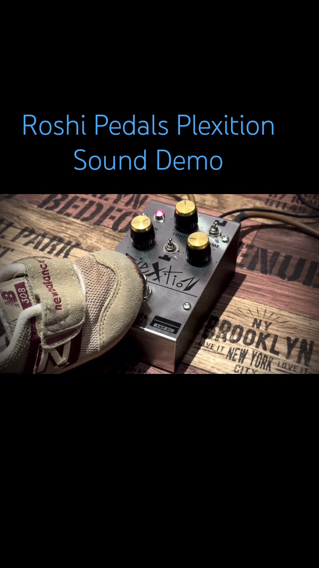 Roshi Pedals Plexition #guitar #guitarpedal #stratocaster