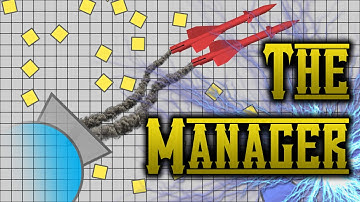 The Manager | Diep.io Part 3 | New Tank Added June 7 | Manager Gameplay