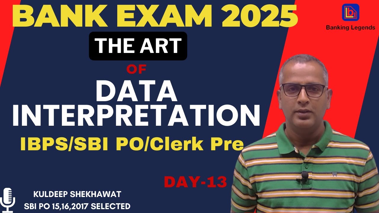 Data Interpretation for IBPS PO & SBI PO Pre 2025 | DI Prelims ...