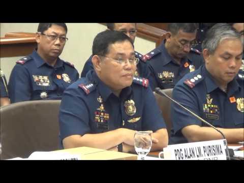 PNP chief Purisima faces Senate