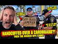 Cop ARRESTS a Veteran Over a CARDBOARD SIGN — His Own Higher-Ups Tell Him to RELEASE Him!
