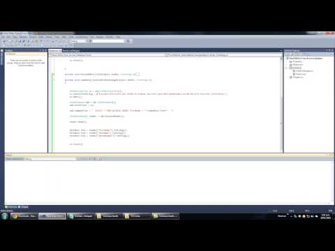 Visual C# with Microsoft Access Database Tutorial   Part 5 Select and Try Catch Finally block