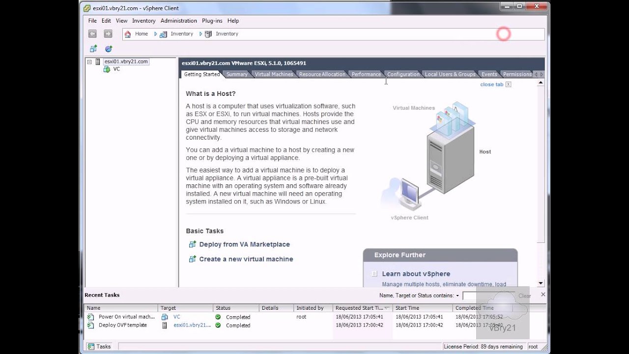 VMware Linux vCenter App Deploy and Configure - YouTube